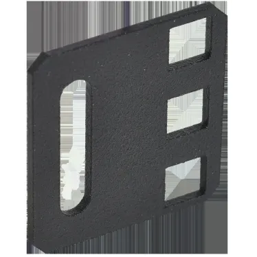 Переходник с 21'' на 19'' 1U черный