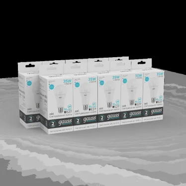 Лампа светодиодная LED 35 Вт 2740 лм 4100К А67 груша нейтральный E27 AC 220В Elementary Gauss