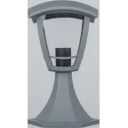 Светильник садово-парковый NOF-P03-GR-IP44-E27 (4 грани серый) | 80460 |  Navigator