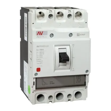 Выключатель автоматический AV POWER-2/3 100А 80kA TR AVERES