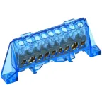 TEKFOR Шина N ноль в комбинированном DIN-изоляторе Стойка 8х12-9-С IEK