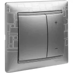 VALENA Рамка 1 пост алюминий модерн