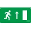 Пиктограмма (Пластина) Выход прямо вверх (335х165) в комплекте 2 штуки для MIZAR S | 2501002370 | Световые Технологии