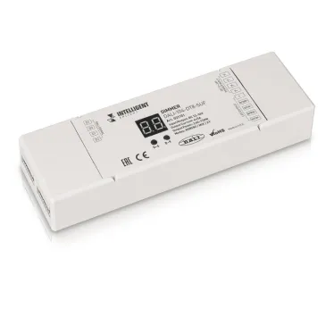 Диммер DALI-104-DT8-SUF (12-36V, RGBW/MIX/XY, 4х5А) (IARL, IP20 Пластик, 3 года)