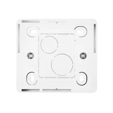 Celiane Коробка 1 пост накладная белая