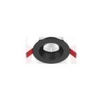 Рамка для модульного светильника FLEX 50 01 круглая встраиваемая 90х30мм RAL9005 черный муар | V1-R0-T0435-10001-2000000 | VARTON