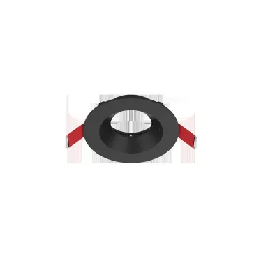 Рамка для модульного светильника FLEX 50 01 круглая встраиваемая 90х30мм RAL9005 черный муар | V1-R0-T0435-10001-2000000 | VARTON