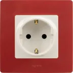 ETIKA Рамка 1 пост красная