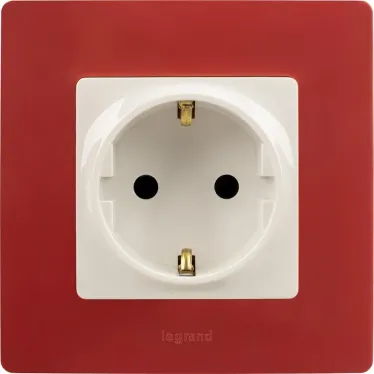 ETIKA Рамка 1 пост красная