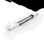 Светильник под светодиодную лампу ДСП 1хG13 AC 220В IP65 665х60х55мм Пластик сквозная проводка для лампы 600мм LITE Gauss