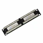 Патч-панель 10дюймов 1U 12 портов RJ-45 категория 5e Dual IDC