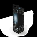 Лампа светодиодная филаментная LED 9 Вт 710 лм 4100К свеча нейтральный E14 AC 220В прозрачная колба Black Filament Gauss