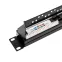 Патч-панель с кабельным органайзером 19дюймов 1U 24 порта UTP RJ-45 CAT 5e