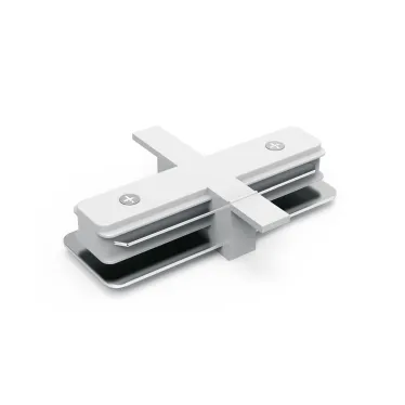 Коннектор для встраиваемого шинопровода осветительного прямой (I) белый | TR132 | Gauss