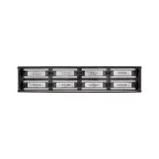 Патч-панель с кабельными органайзерами 19дюймов 2U 48 портов UTP RJ-45 CAT 5e