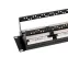 Патч-панель с кабельными органайзерами 19дюймов 2U 48 портов UTP RJ-45 CAT 5e
