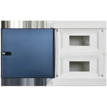 UNION Compact Корпус пласт. ЩРВ-П-18 IP41 черн. пр. дв. | UIC-KP12-V-18-41-K01 |  IEK