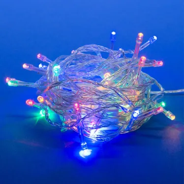 Гирлянда светодиодная  с контроллером  ULD-S0500-050/DTA MULTI IP20   5м. 50 диодов. мультиколор. шнур прозр.. | UL-00005250 | Uniel