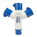 Адаптер 1013-16А-6h-220AC-2P+PE-IP44