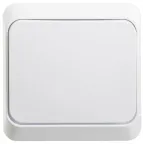 ЭТЮД Переключатель одноклавишный наружный белый сх.6