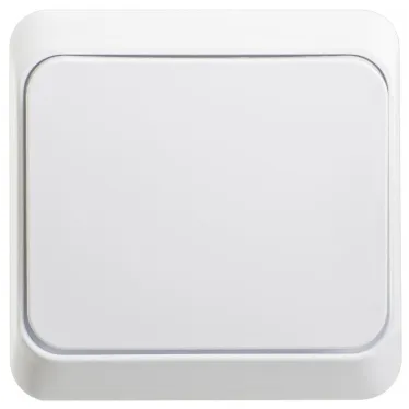 ЭТЮД Переключатель одноклавишный наружный белый сх.6