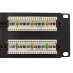Патч-панель TERACOM PRO 19'Cat.5E 2U неэкранированная UTP 48 портов RJ-45 Dual IDC
