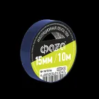 Изолента ПВХ ФАZА 15мм * 10м синяя, ФАZА