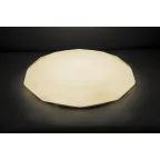 Светильник светодиодный ДБО-36w матовый с эффектом Звездного неба регулировкой цветовой температуры 3000-6500К светового потока max 2900Лм и режима освещенности с пультом управления и таймером выключения