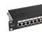 Патч-панель 19дюймов 1U 24 порта STP RJ-45 CAT 5e