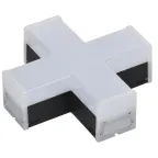 Светильник LED X-образн. 1010 12Вт 4000К 180х180мм чер. IEK