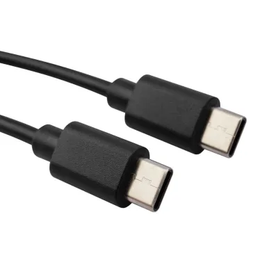 Кабель Type-C - Type-C 3A, 1m, PVC, black, 18-1829,