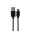 Кабель USB-Type-C, PVC, black, 1m, 18-1881,