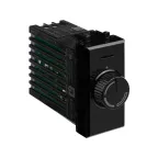 Avanti Диммер поворотный ''Черный квадрат'', 16A, 1 модульный