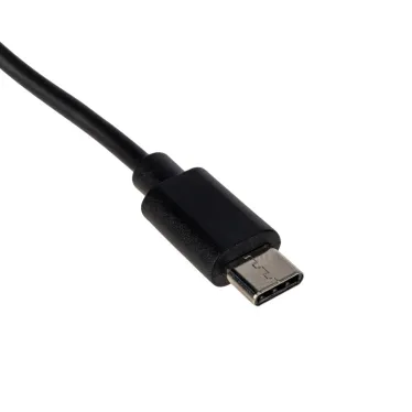 Кабель USB-Type-C, PVC, black, 1m, 18-1881,