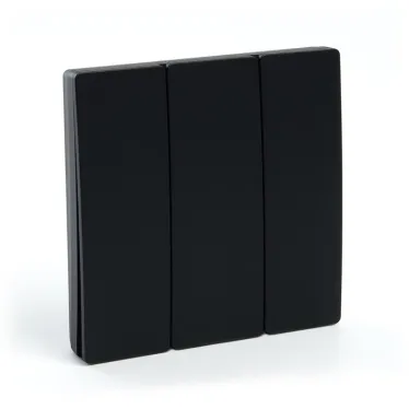 Кнопка-выключатель беспроводной 230V 500W трехклавишный, черный