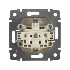 VALENA Розетка с заземлением в рамку слоновая кость