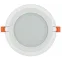Светильник светодиодный встраиваемый ДВО 1621 со стеклом круг 12Вт 4000К IP20