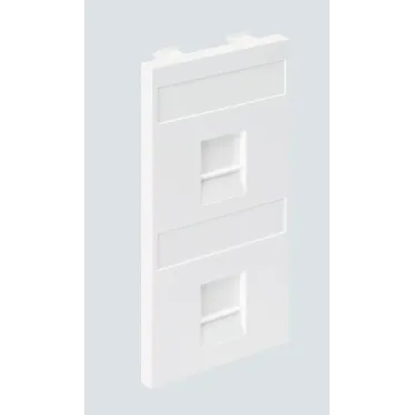 Connect Адаптер на 2 RJ45 CJ545U(FM) CJ546U(FM) шторки CIMA-модуль 52x108мм SC графит