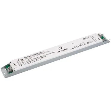 Блок питания ARV-SP24150-LONG-PFC-1-10V-A (24V, 6.25A, 150W) (ARL, IP20 Металл, 5 лет)