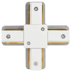 Коннектор TR-1PA-СX-WH X-образный для однофазного шинопровода белый