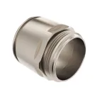 Муфта труба-коробка D-50мм IP66/IP67 М50х1.5 никелированная латунь