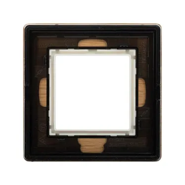 Рамка из натурального дерева, ''Avanti'', беленый дуб, 2 модуля