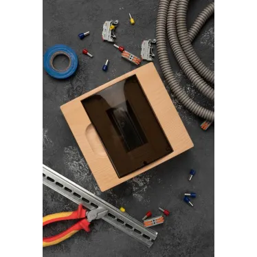 Щит распределительный навесной ЩРН-П- 8 светлое дерево IP41 PROxima