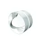 Соединитель с обратным клапаном пластиковый D125