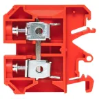 Клемма винтовая JXB-10/35мм.кв красная