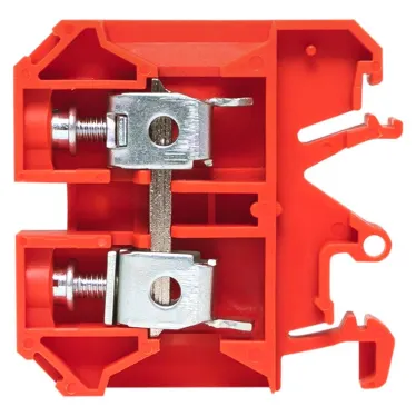 Клемма винтовая JXB-10/35мм.кв красная