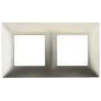 Рамка на 2 поста, Эра Elegance, шампань, 14-5002-04