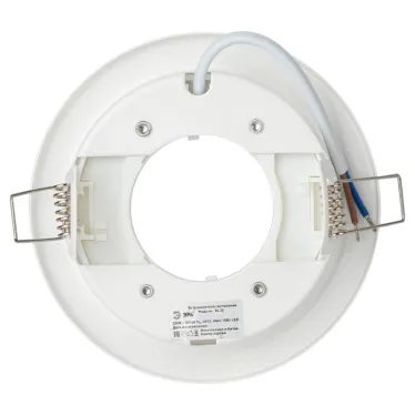 Светильник встраиваемый KL35 WH-10 /1 под лампу Gx53 220V 13W белый (упаковка 10 шт) (10/100/2400)
