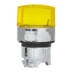 Механизм переключателя исполнительный ХB4 желтый на 2 положения возвратный без фиксации с подсветкой с короткой ручкой PROxima
