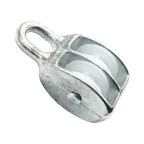 Блок для троса двойной 50мм нейлоновый шкив (1шт)